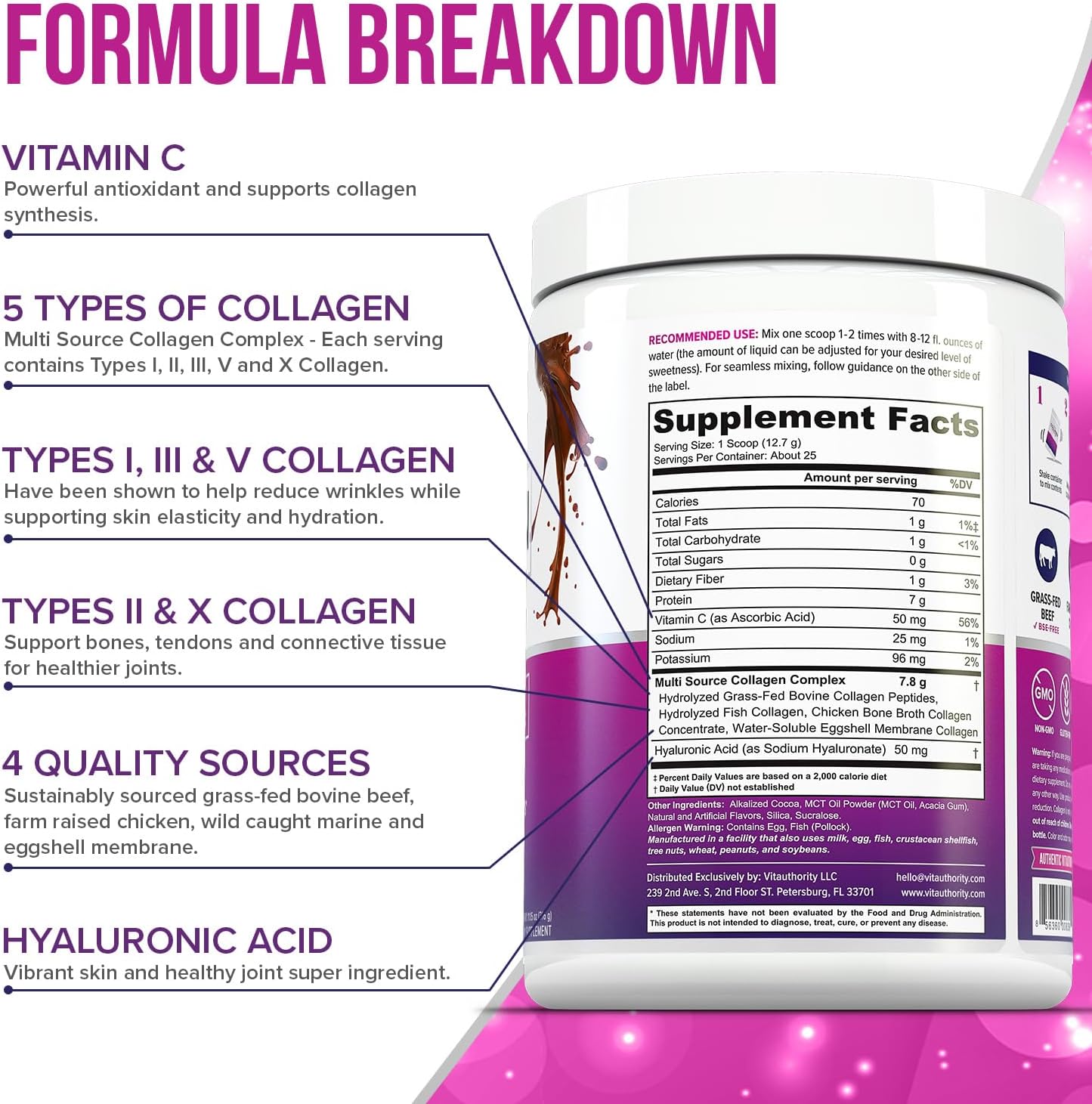 Multi Collagen Protein | Peptides Protein Powder